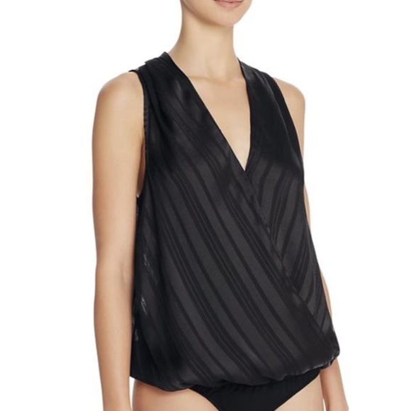 Guess Black Crossover Bodysuit - Picture 1 of 15